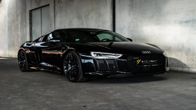 Discover the Allure of the Black Audi R8 with CarsDZone